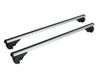 Cross Bars For Roof Rails To Fit Fiat Panda (2003-11) 75KG Lockable