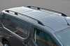 Black Aluminium Roof Rack Rails Side Bars For Nissan NV200 (2010+) Euro Models