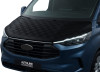 For Ford Tourneo Custom (2024+): Black Chequered Bonnet Bra Protector