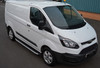 Aluminium Side Steps Bars Running Boards To Fit LWB Ford Transit Custom (2012+)