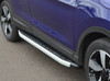 Aluminium Side Steps Bars Running Boards To Fit Hyundai Santa Fe III (2012+)
