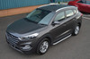 Aluminium Side Steps Bars Running Boards To Fit Hyundai Tucson (2015+)