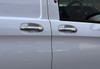 Chrome Door Handle Trim Covers W/O Keyless Entry To Fit Mercedes-Benz Vito 15+