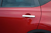 Chrome Door Handle Trim Covers W/O Keyless Entry To Fit Nissan Qashqai 06-14