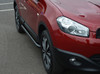 Black Side Bars Steps S.Steel To Fit Nissan Qashqai (2006-14)