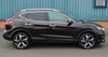 Chrome Door Handle Trim Set Covers W/O Keyless Entry To Fit Nissan Qashqai 14+