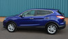 Chrome Door Handle Trim Set Covers W/ Keyless Entry To Fit Nissan Qashqai 14+