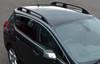 Black Aluminium Roof Rack Rails Side Bars Set To Fit Peugeot 3008 (2008-16)