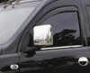 Chrome Wing Mirror Trim Set Covers To Fit Vauxhall / Opel Combo (2002-10)