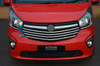 Chrome Front Grille Accent Trim Set Covers To Fit Vauxhall / Opel Vivaro (2014+)