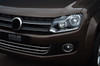 Chrome Fog Light Lamp Trim Covers Accents Set To Fit Volkswagen Amarok (10-16)