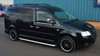 Aluminium Side Steps Bars Running Boards To Fit LWB Volkswagen Caddy (2004-15)