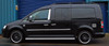 Chrome Side Bars Steps S.Steel To Fit Volkswagen Caddy SWB (2004-15)