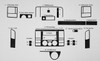 Carbon Finish Dash Trim Kit To Fit RHD Volkswagen T5 Transporter (2003-15)