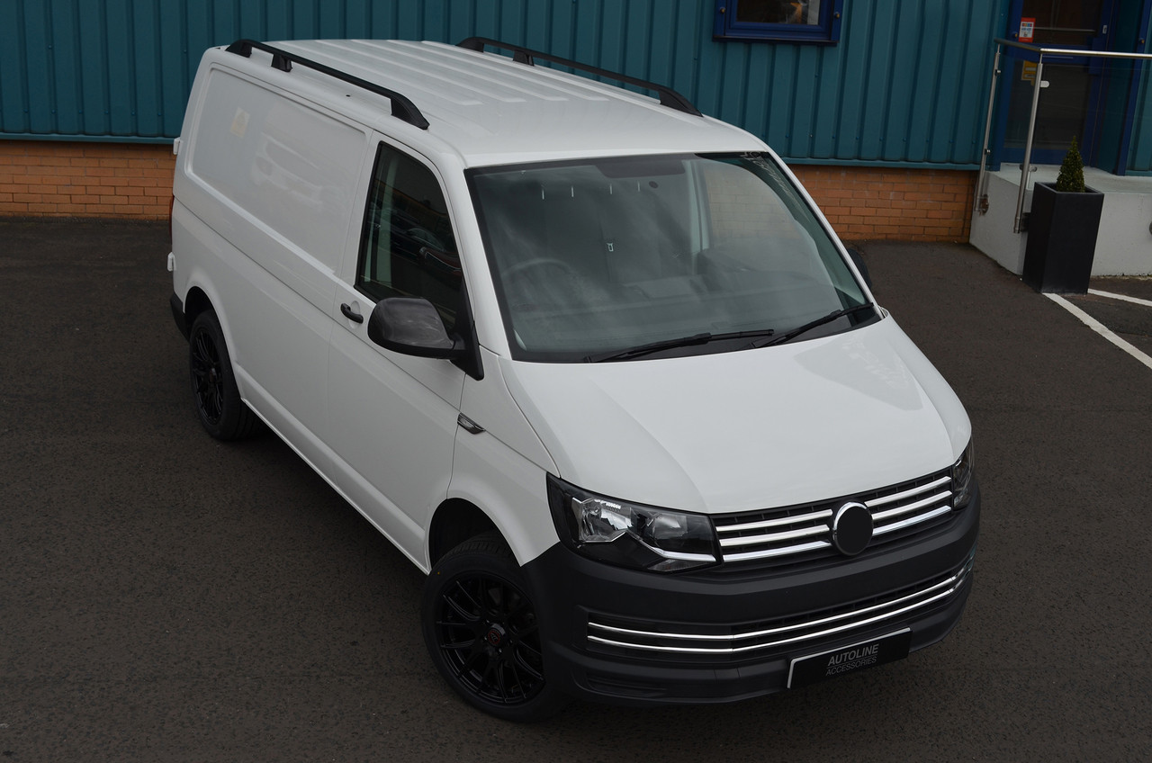 6Pc Chrome Bumper Grille Trim Accents To Fit Volkswagen T6 Transporter (2016+)