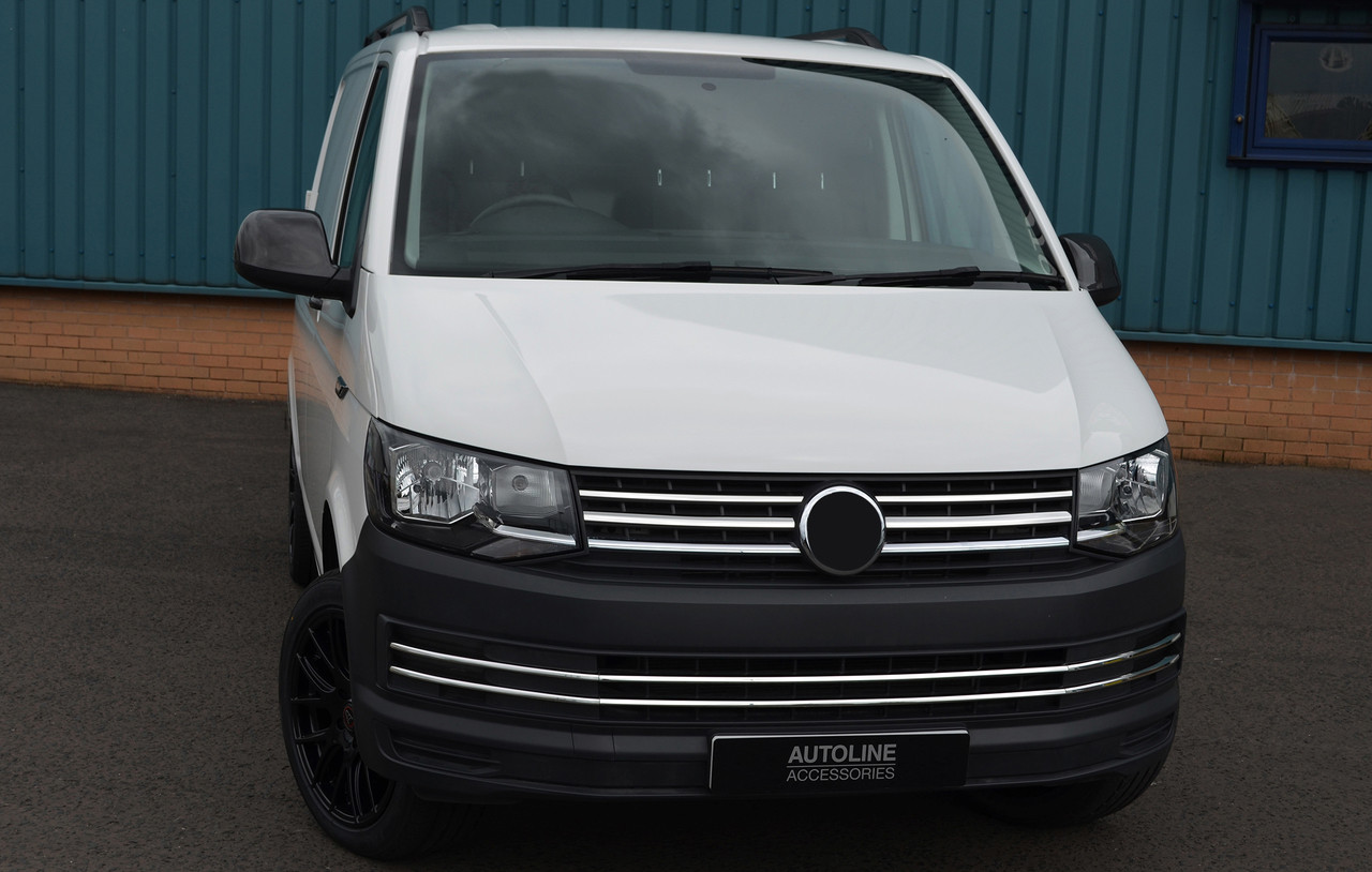 4pc Chrome Grille Trim Accents To Fit Volkswagen T6 Transporter (2016+)