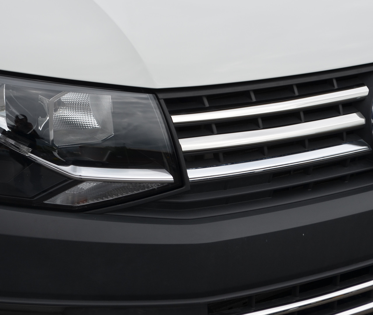 4pc Chrome Grille Trim Accents To Fit Volkswagen T6 Transporter (2016+)