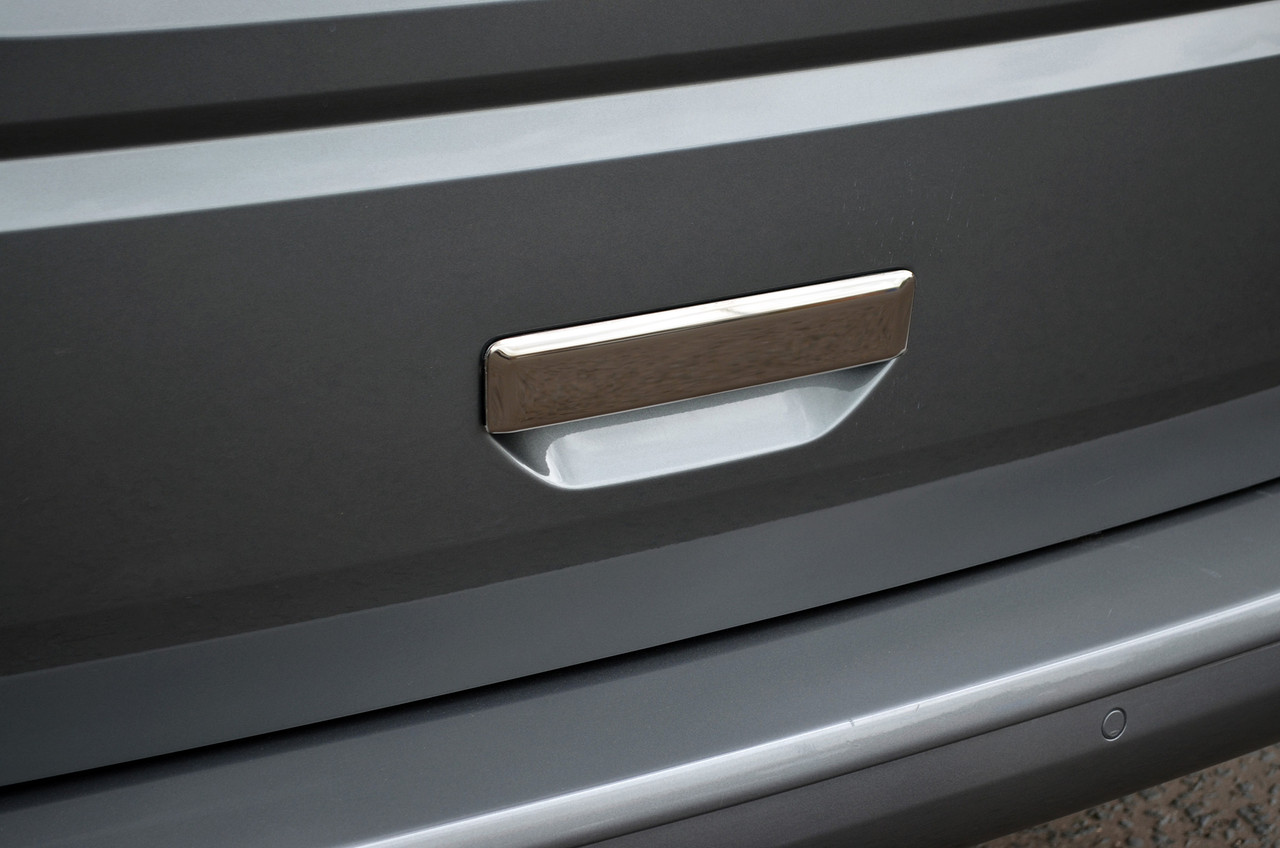 Black Chrome Rear Door Handle Trim Cover To Fit Volkswagen T6 Transporter (16+)