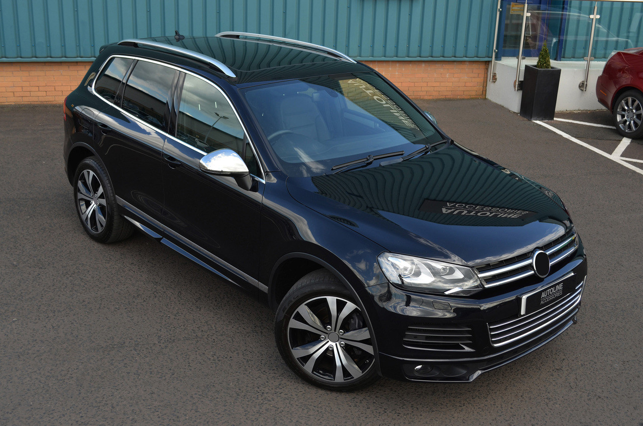 Chrome Wing Mirror Trim Set Covers To Fit Volkswagen Touareg (2011+)