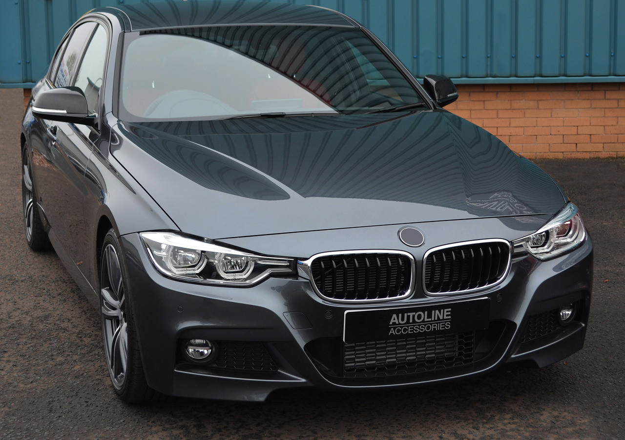 Carbon Fibre Wing Mirror Trim Set Covers To Fit BMW 3 Series (2012+) F30 F31 F34