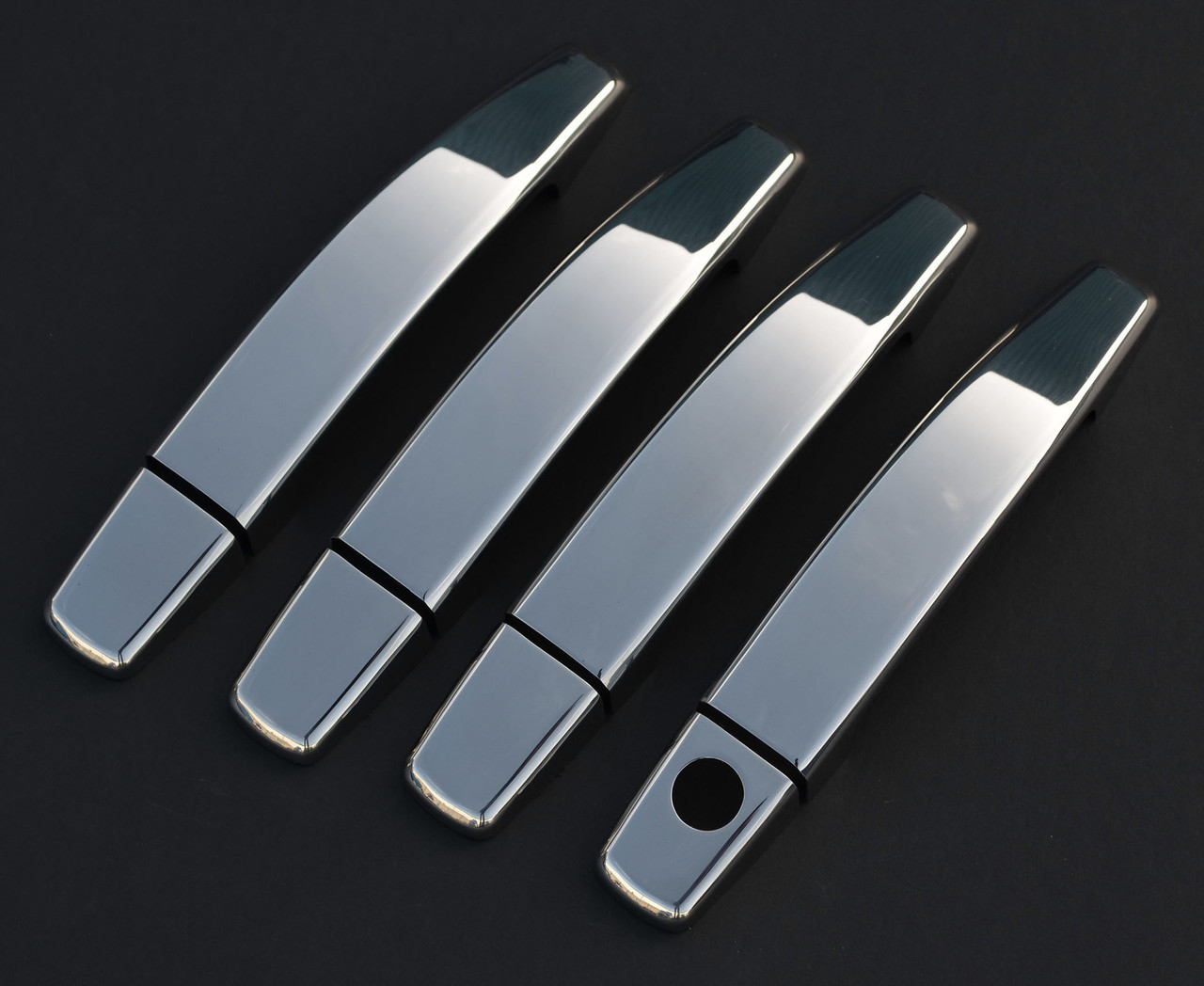 Chrome Door Handle Trim Set Covers To Fit Chevrolet Captiva 4dr (2006+)