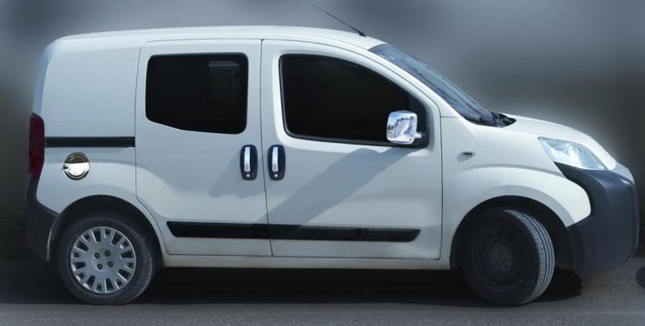 Chrome Wing Mirror Trim Set Covers To Fit Citroen Nemo (2008+)