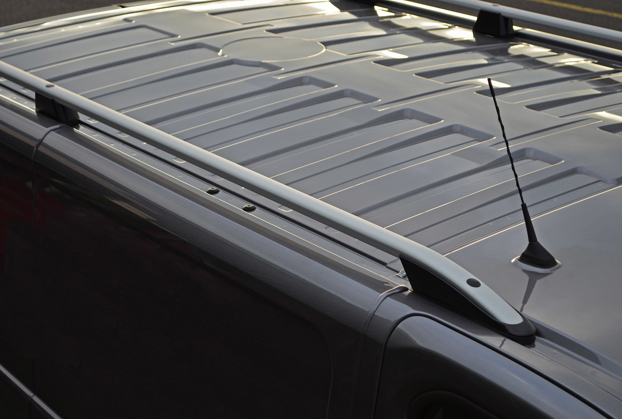 Aluminium Roof Rack Rails Side Bars Set To Fit LWB Fiat Talento (2016+)