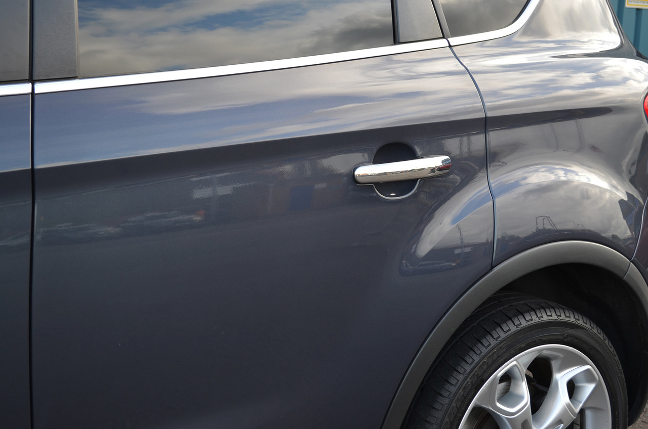 Chrome Door Handle Trim Set Covers To Fit Ford Kuga (2008-12)