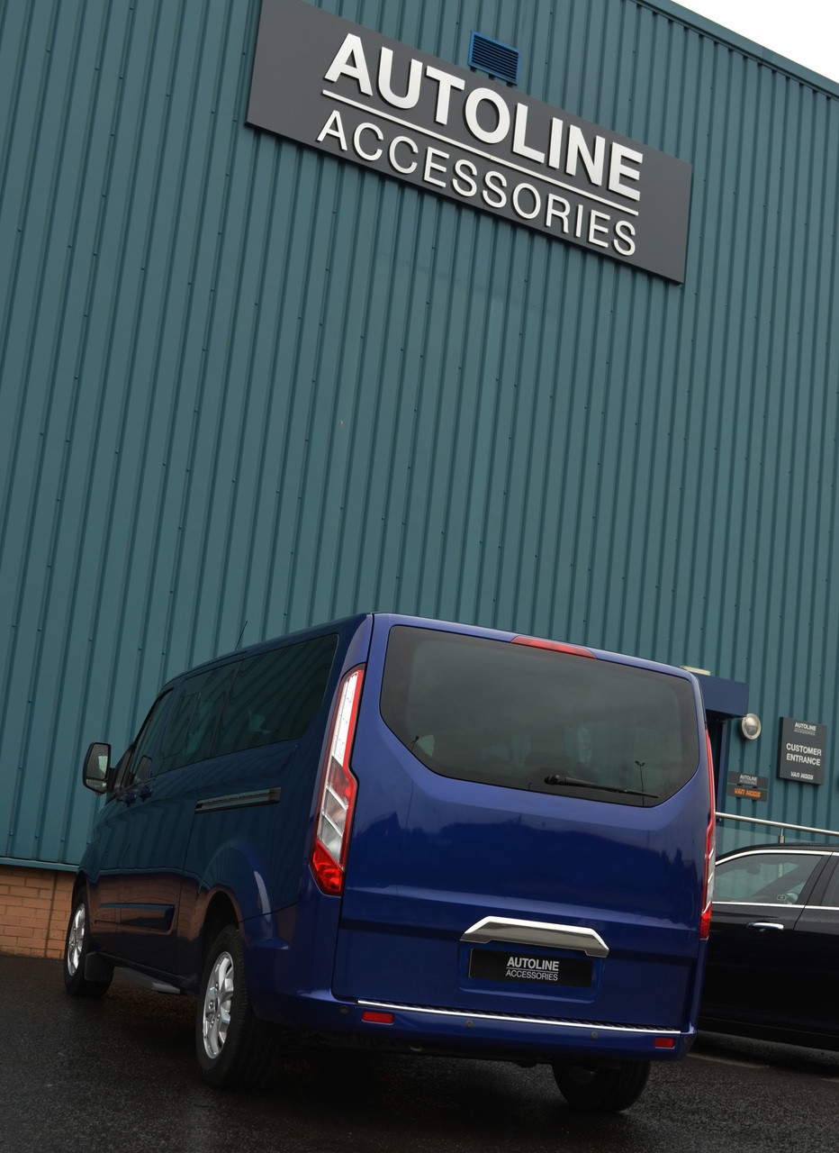 Premium Chrome Bumper Sill Protector Trim Cover To Fit Ford Tourneo Custom (12+)