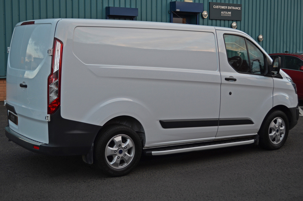 Aluminium Side Steps Bars Running Boards To Fit SWB Ford Tourneo Custom (2012+)