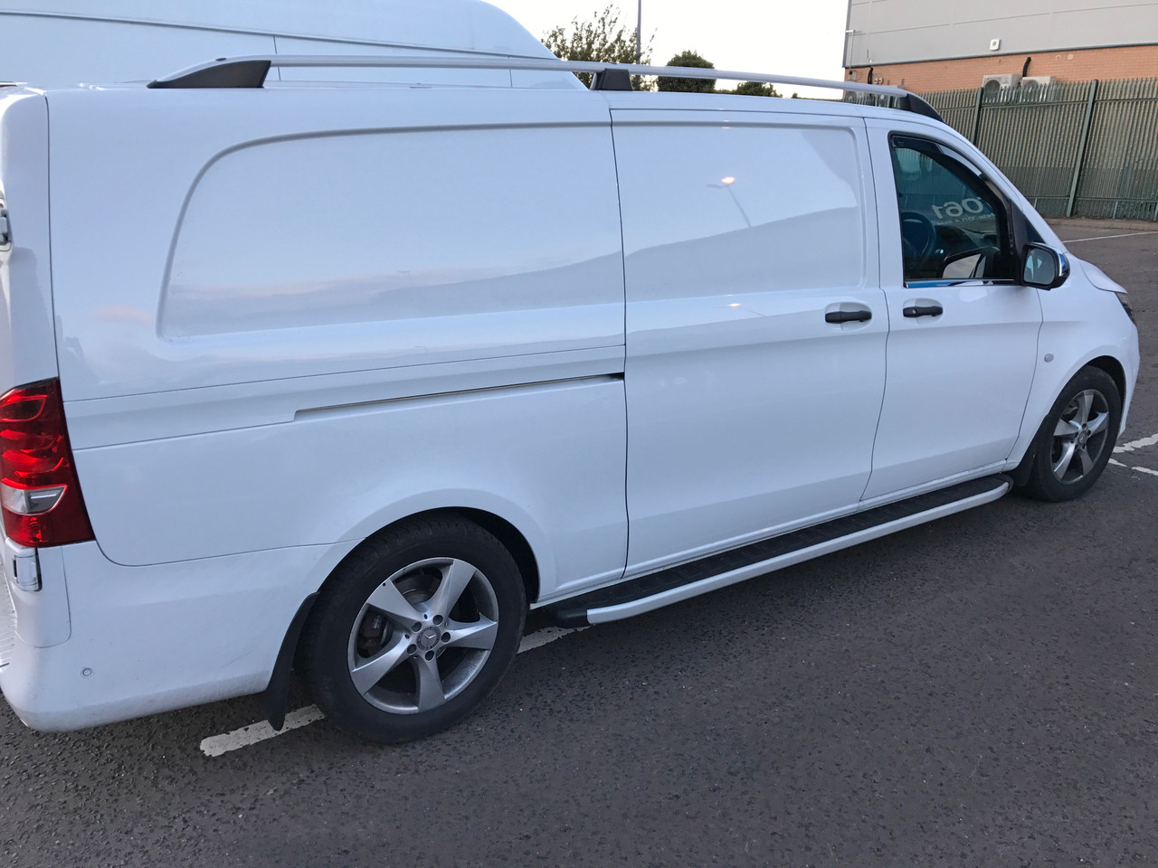 Alu Side Steps Bars Running Boards To Fit SWB Mercedes-Benz Vito W447 (2015+)