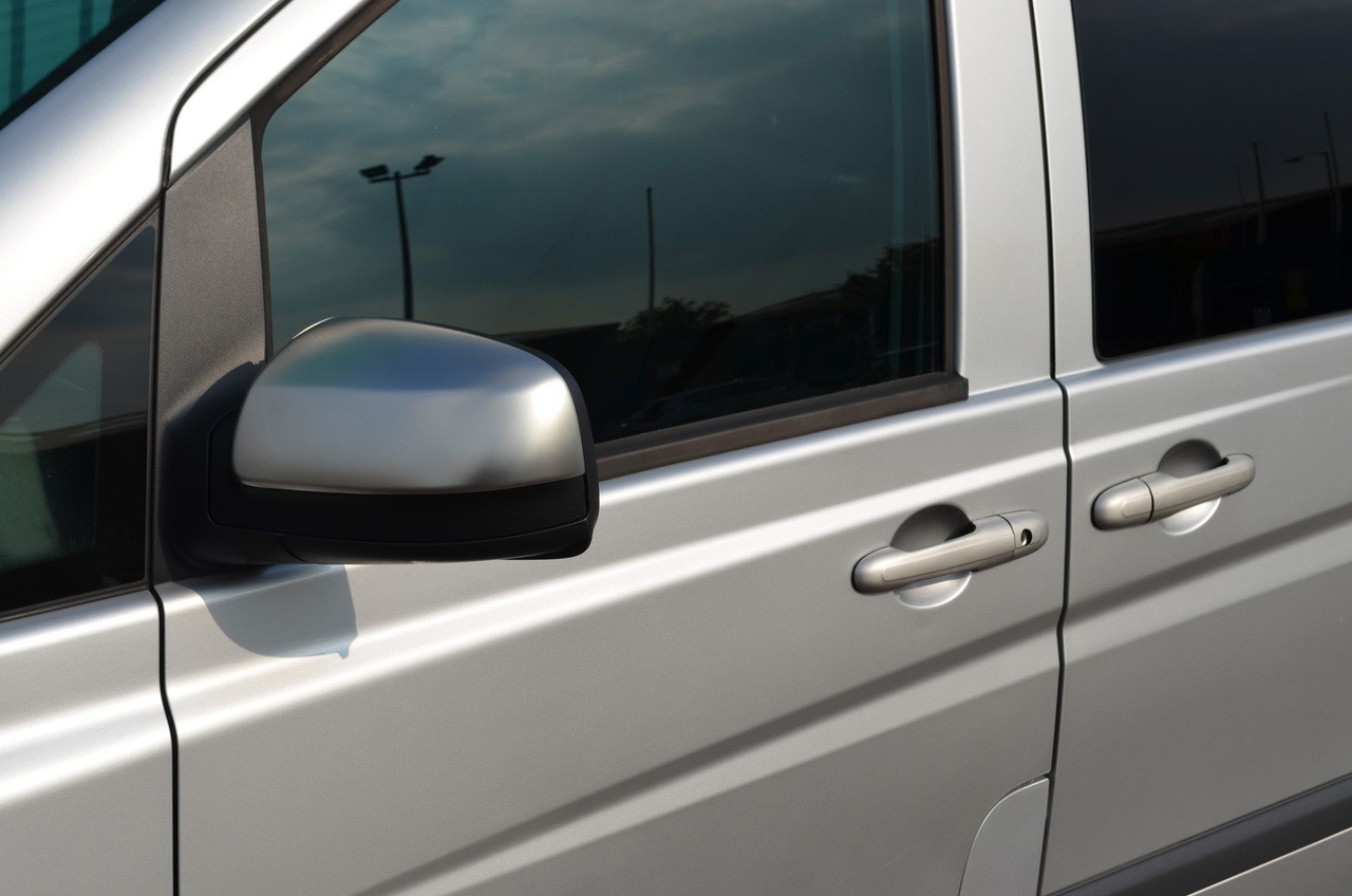 Matt Chrome Door Handle Trim Covers Set To Fit Mercedes-Benz Viano (2004-14)