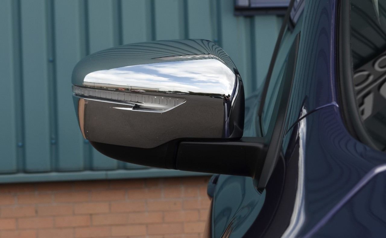 Chrome Wing Mirror Trim Set Covers To Fit Nissan Juke (2014+)