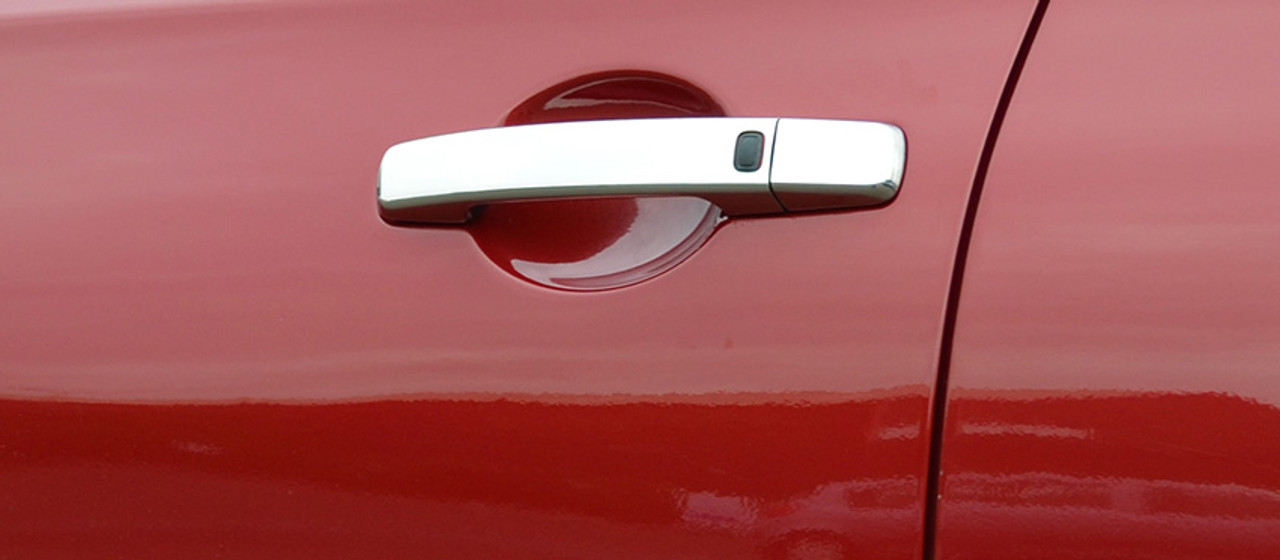 Chrome Door Handle Trim Covers W/ Keyless Entry To Fit Nissan Pathfinder (05-12)