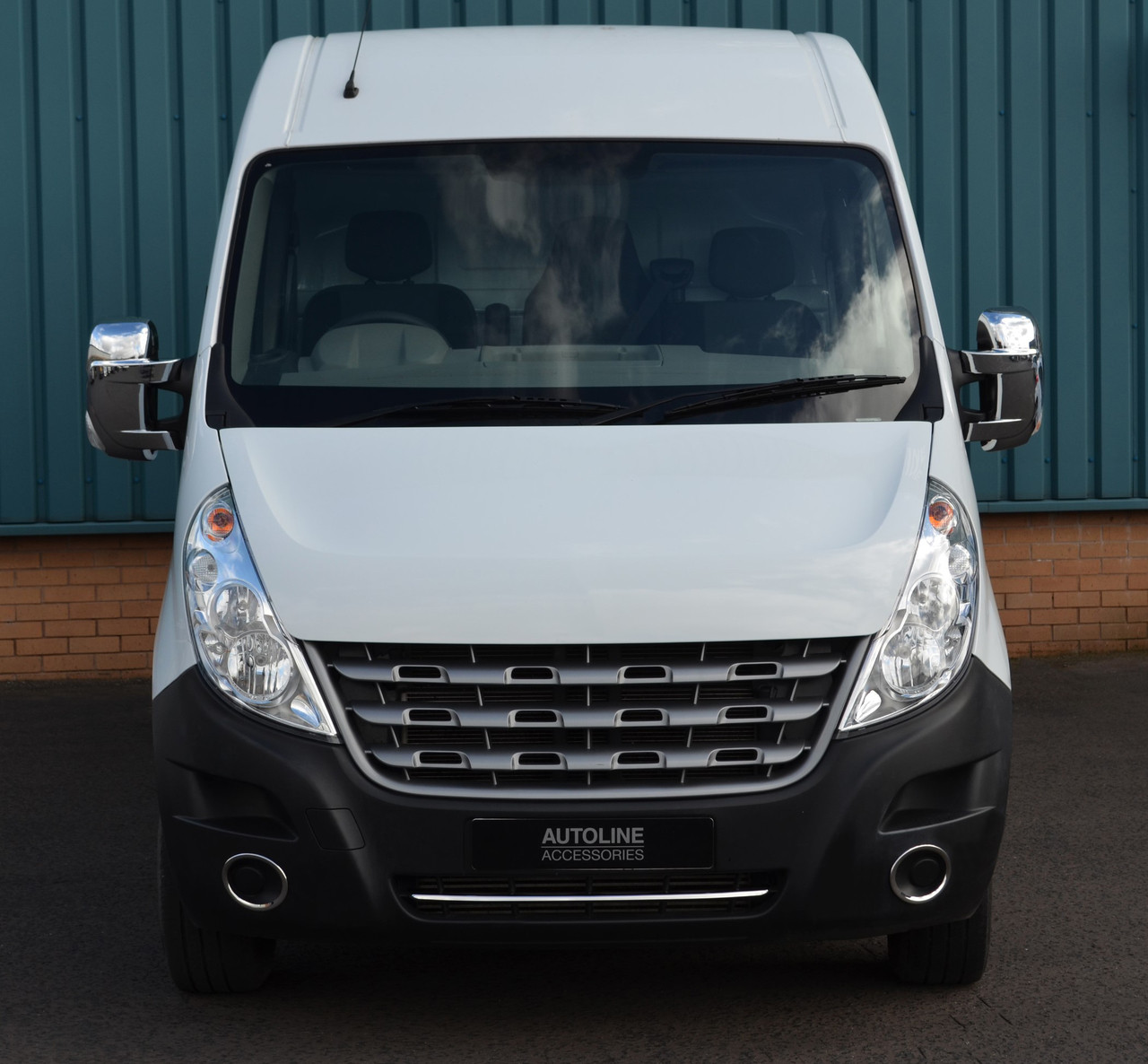 Chrome Wing Mirror Trim Set Covers To Fit Nissan NV400 (2010+)