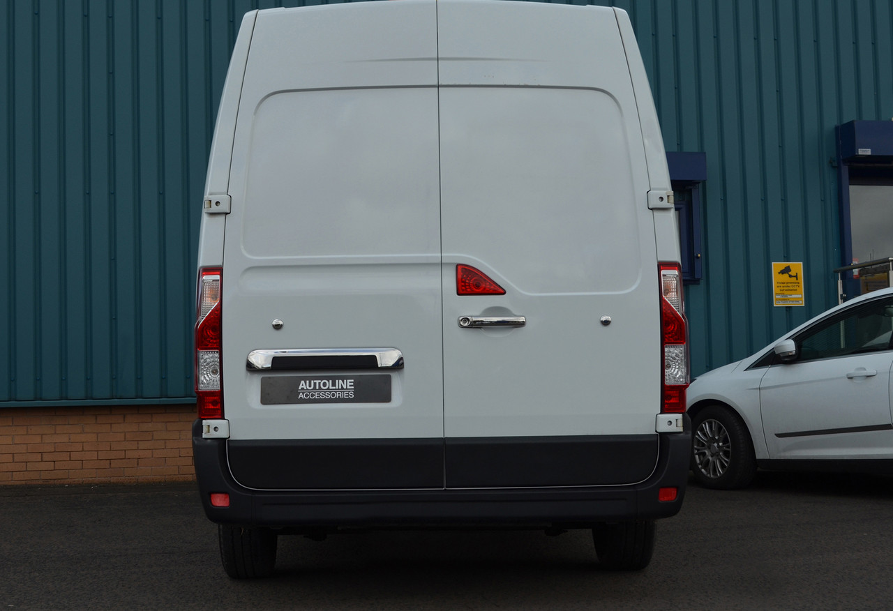 Chrome Rear Tailgate Door Plug Covers 4Pcs To Fit Nissan NV400 (2010+)