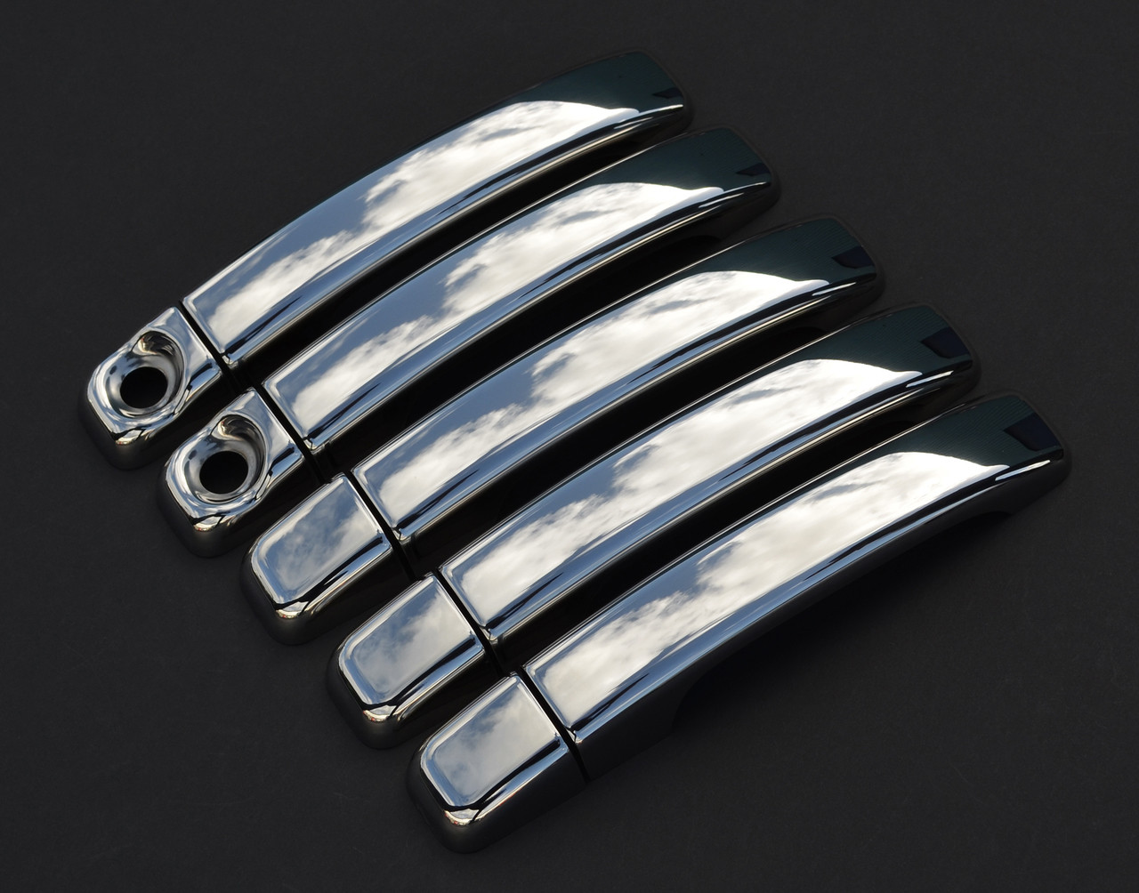 Chrome Door Handle Trim Set Covers To Fit Nissan NV300 5dr (2016+)