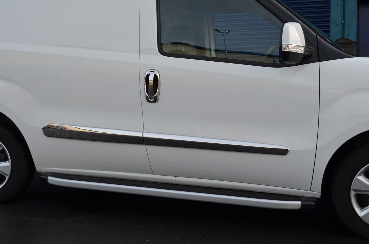 Chrome Door Handle Trim Set Covers & Surrounds To Fit Peugeot Bipper (2008+)