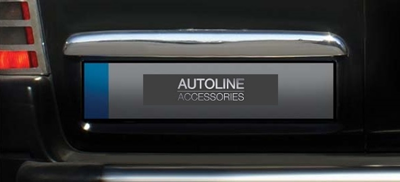 Chrome Rear Twin Barn Door Handle Cover Grab Trim To Fit Peugeot Partner (97-08)