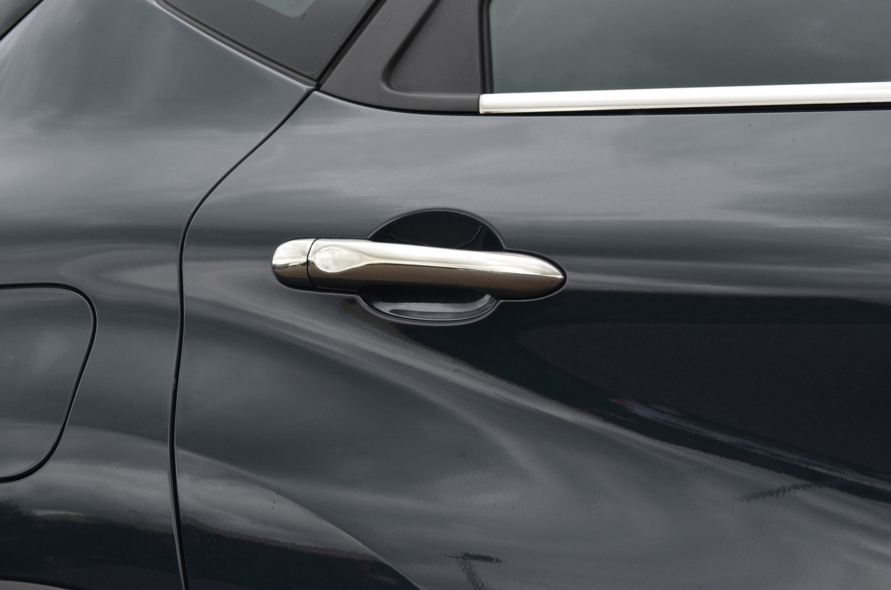 Chrome Door Handle Trim Covers W/ Keyless Entry To Fit Renault Captur (2013+)