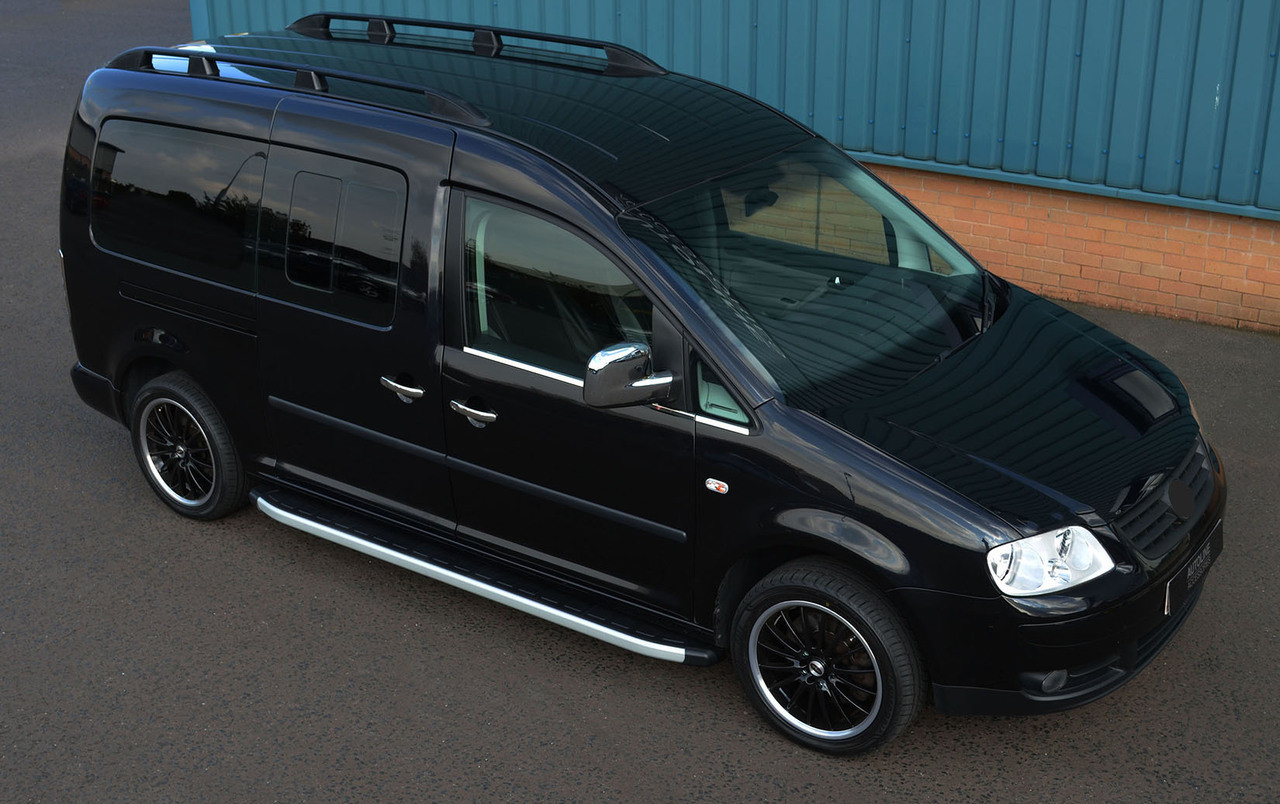 Aluminium Side Steps Bars Running Boards To Fit LWB Renault Trafic (2002-14)