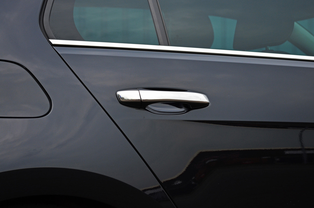 Chrome Door Handle Trim Set Covers To Fit Skoda Fabia 4dr (2015+)