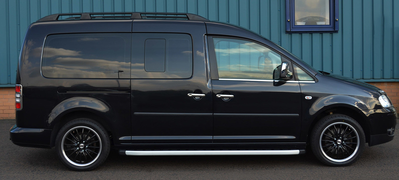 Aluminium Side Steps Bars Running Boards To Fit LWB Toyota Proace (2013-15)