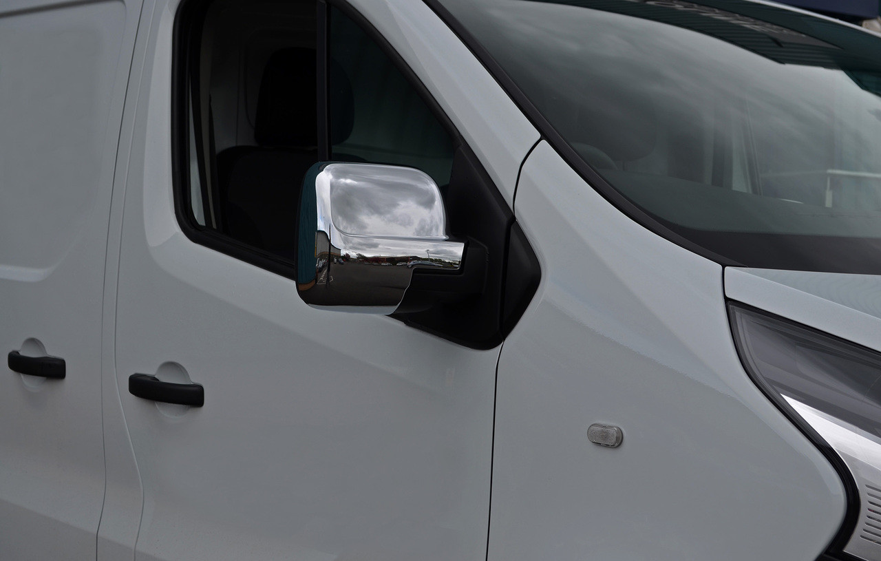 Chrome Wing Mirror Trim Set Covers To Fit Vauxhall / Opel Vivaro (2014+)