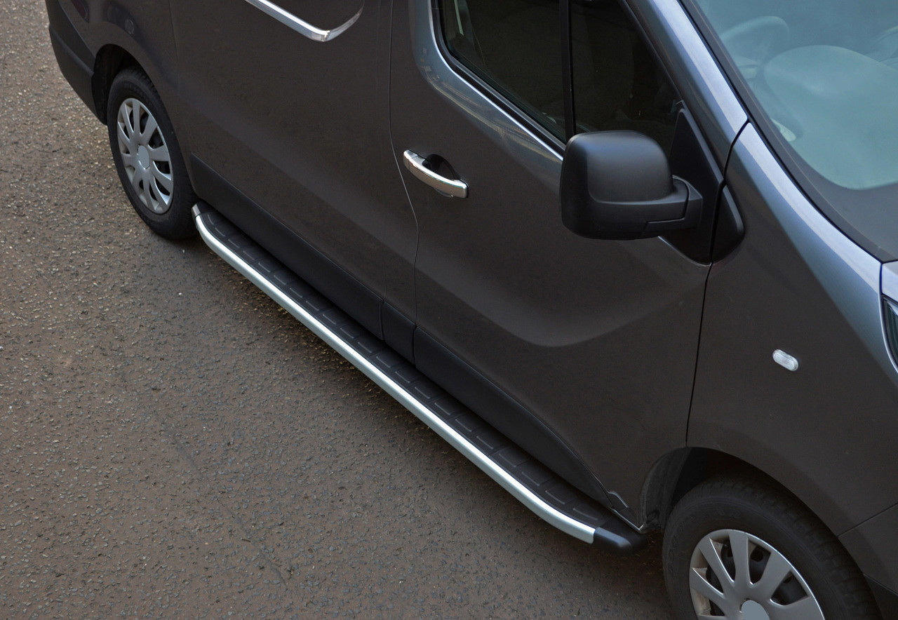 Aluminium Side Steps Bars Running Boards To Fit SWB Vauxhall Vivaro (2014+)