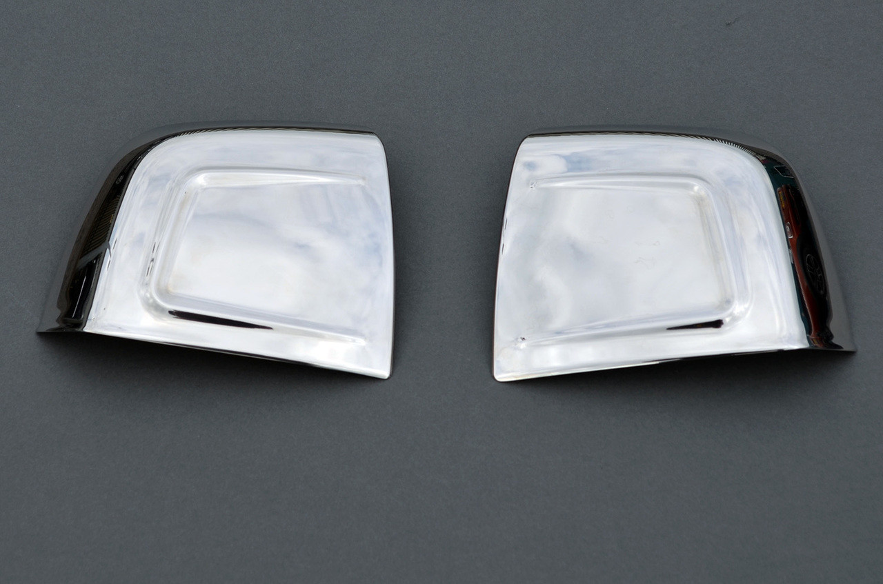 S.Steel Chrome Wing Mirror Trim Set Covers To Fit Vauxhall / Opel Combo (2011+)