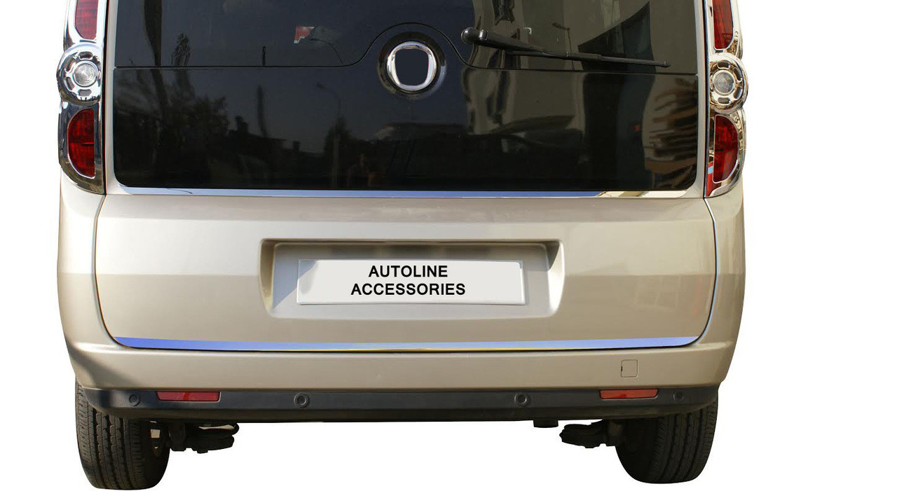 Chrome Rear Door Lower Tailgate Trim Strip Cover To Fit Vauxhall Combo (2011+)