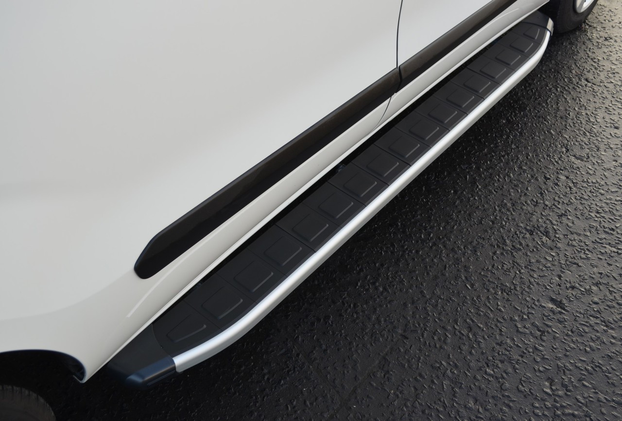 Aluminium Side Steps Bars Running Boards To Fit SWB Vauxhall Combo (2011+)