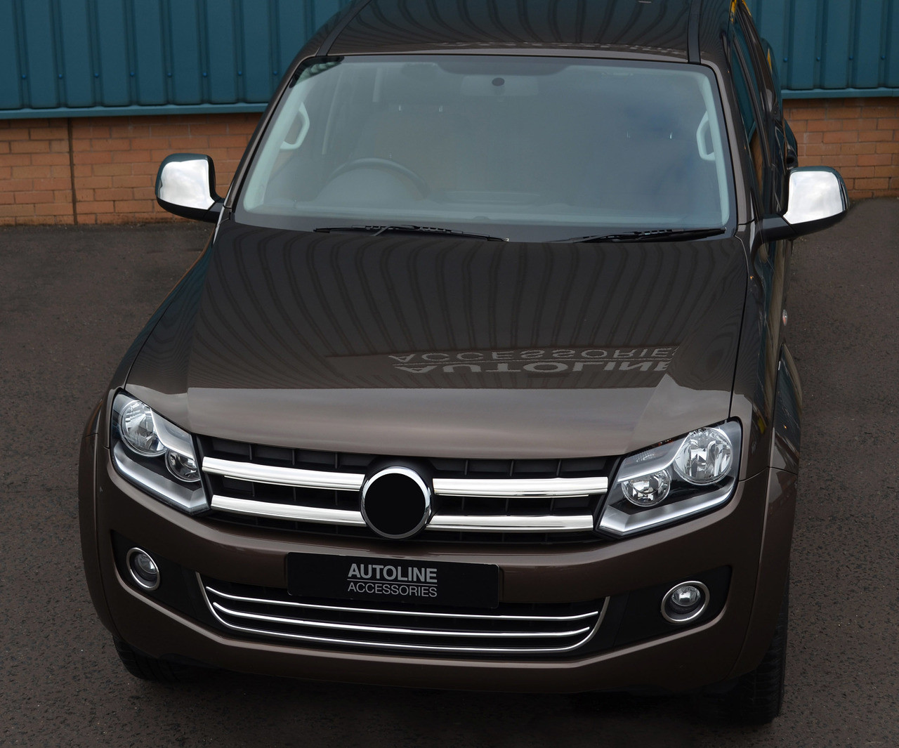 Chrome Wing Mirror Trim Set Covers To Fit Volkswagen Amarok (2010+)