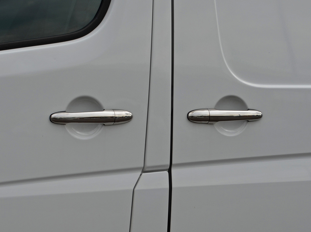 Chrome Door Handle Trim Set Covers To Fit Volkswagen Crafter (2006-16)